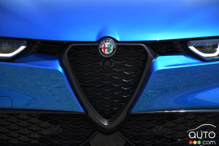 Calandre de l'Alfa Romeo Tonale 2024