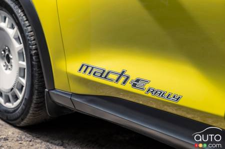 2024 Ford Mustang Mach-E Rally, Rally badging