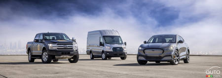 Ford F-150 Lightning, Ford E-Transit, Ford Mustang Mach-E