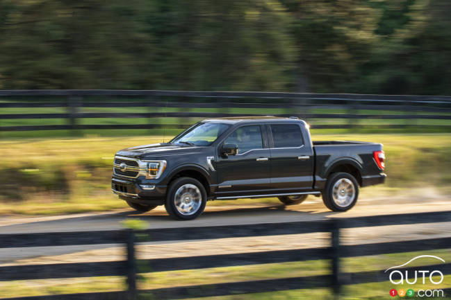 2021 Ford F-150, profile