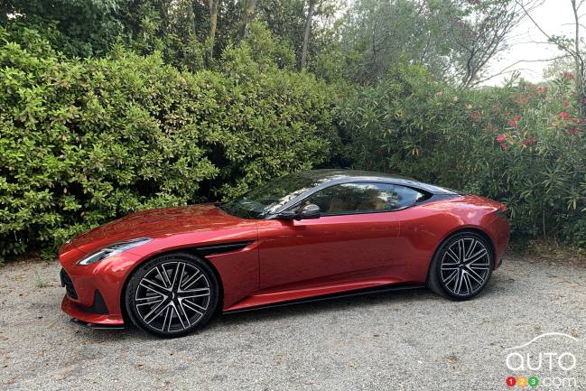 Red 2024 Aston Martin DB12