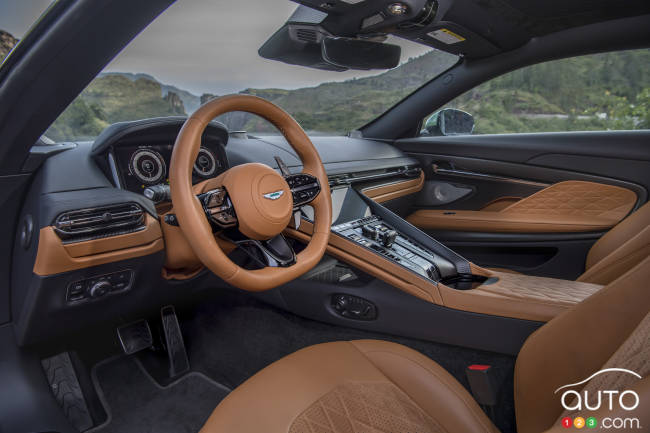 Interior of the 2024 Aston Martin DB12