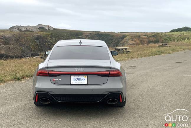 Grey 2024 Audi RS7 Sportback Performance