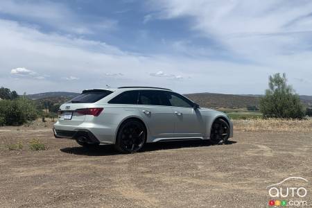 Audi RS6 Performance 2024 blanche