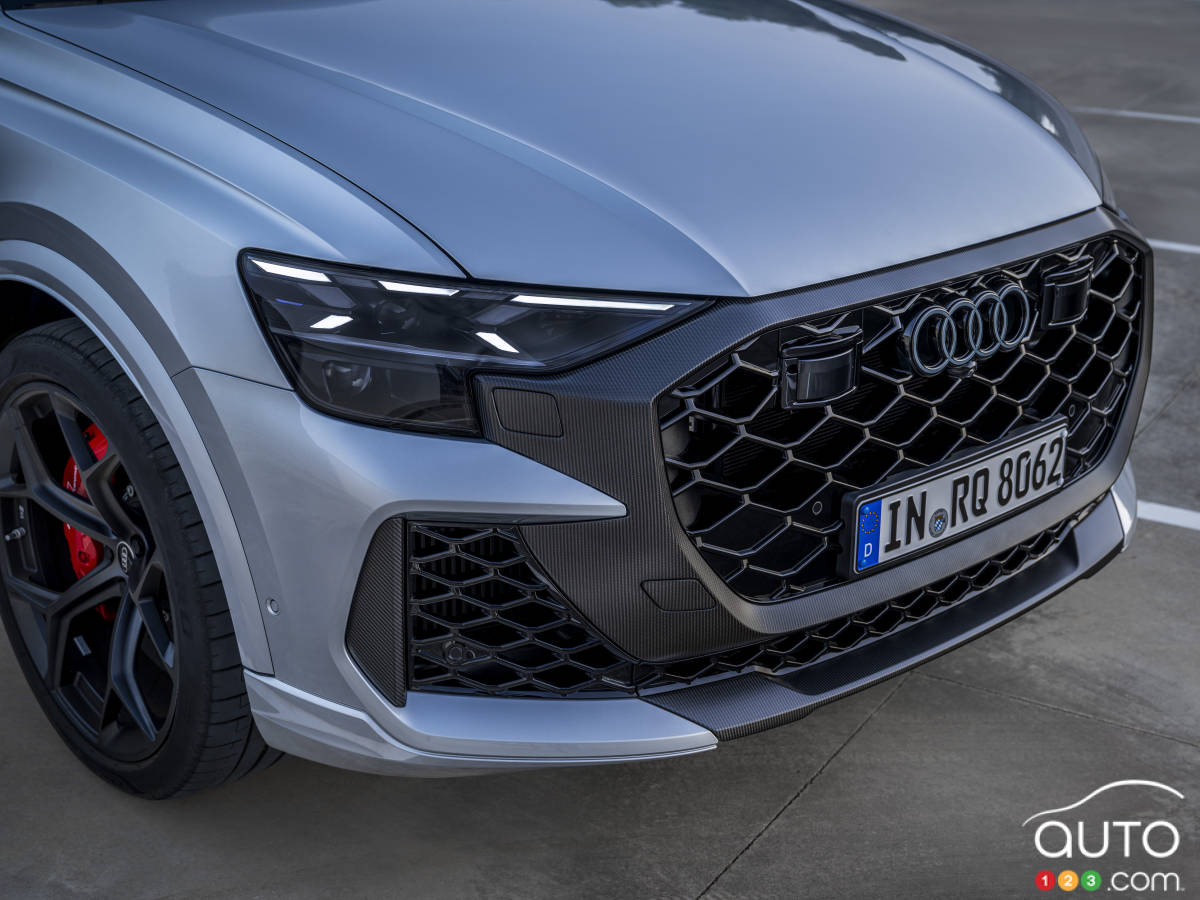 Audi RS Q8 2025, calandre