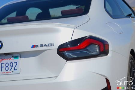 2022 BMW M240i Coupe, badging