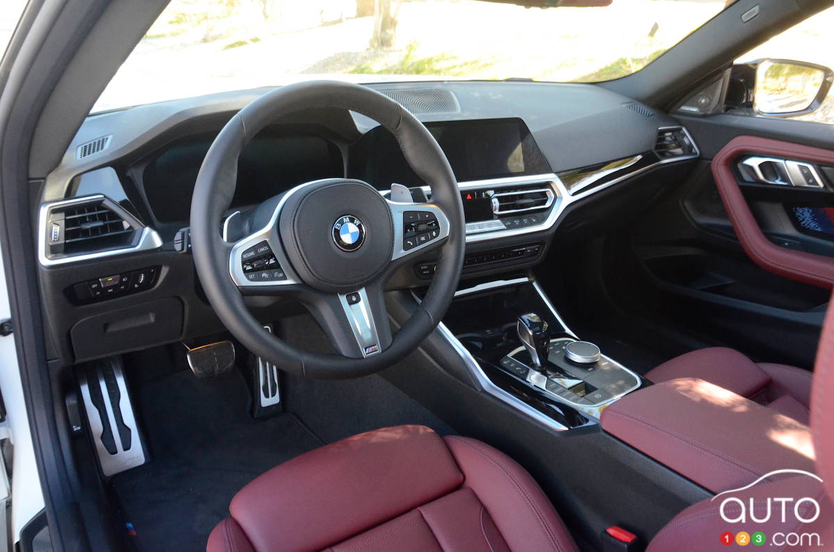 BMW M240i coupée 2022, intérieur
