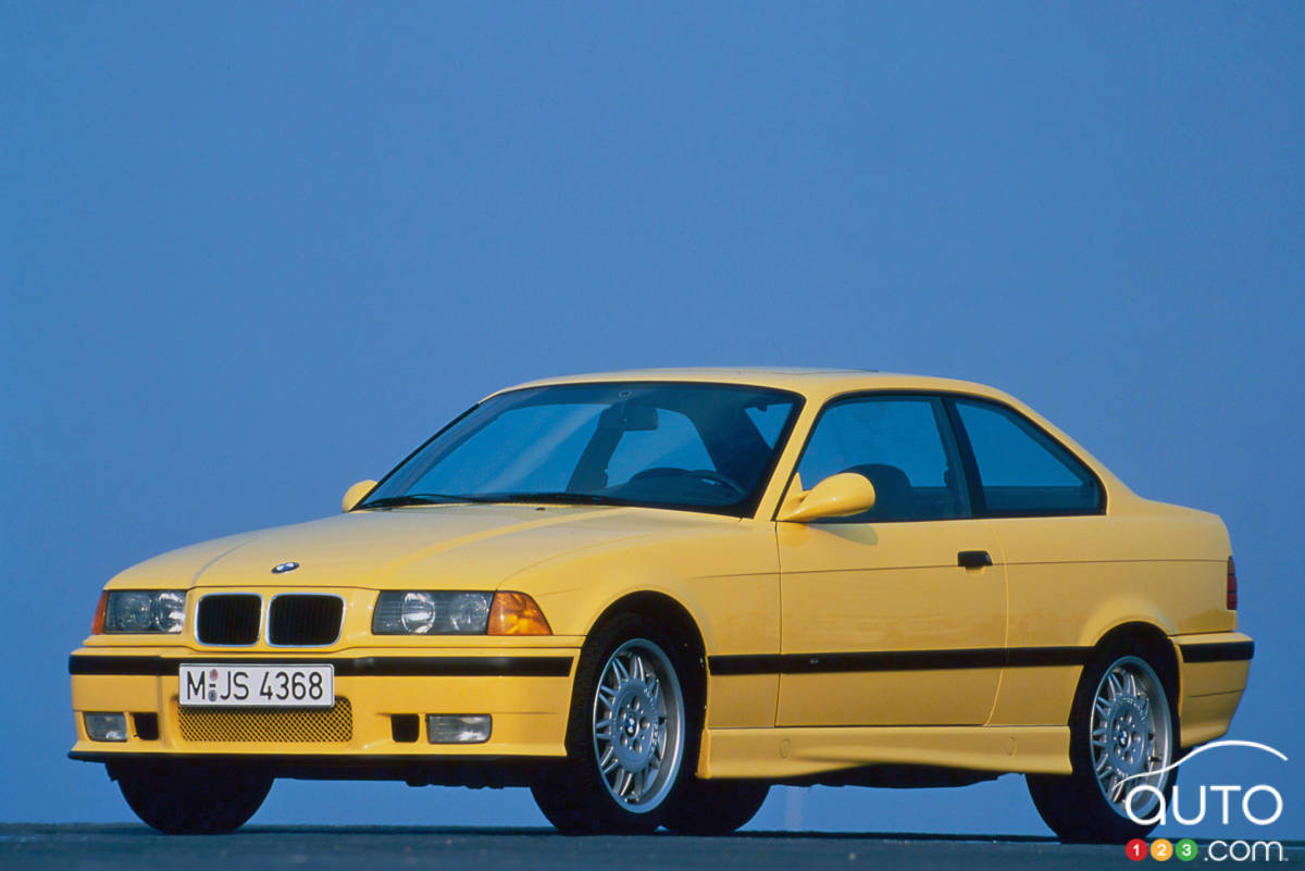 BMW M3 1992, trois quarts avant