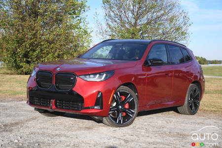 2025 BMW X3 M60, three-quarters front