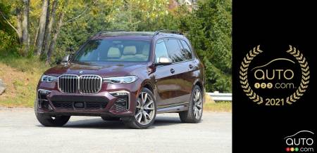 BMW X7, three-quarters front