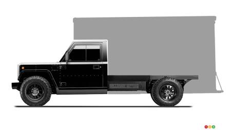 Bollinger B2CC, with box silhouette