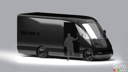 Prototype Bollinger Deliver-E, portes