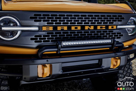 Ford Bronco 2021, calandre