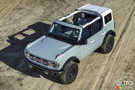 Ford Bronco, from above