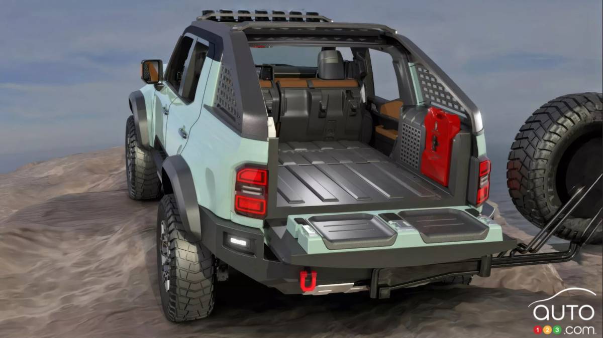 Le concept Toyota Land Cruiser Rox, arrière