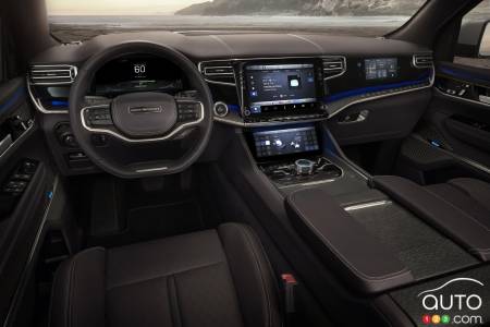 The Jeep Grand Wagoneer concept, interior