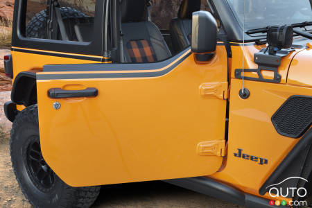 Prototype Jeep Orange Peelz, porte
