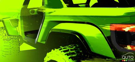 Teaser image of a model coming to the 2023 Jeep Easter Safari