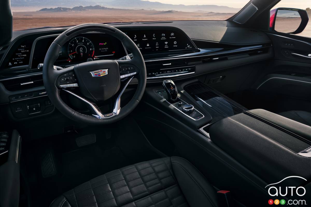 Volant du Cadillac Escalade-V 2022
