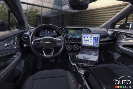 L'intérieur du Chevrolet Blazer EV PPV 2024
