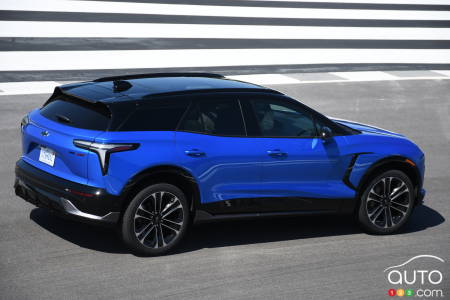 2025 Chevrolet Blazer EV SS, on the track