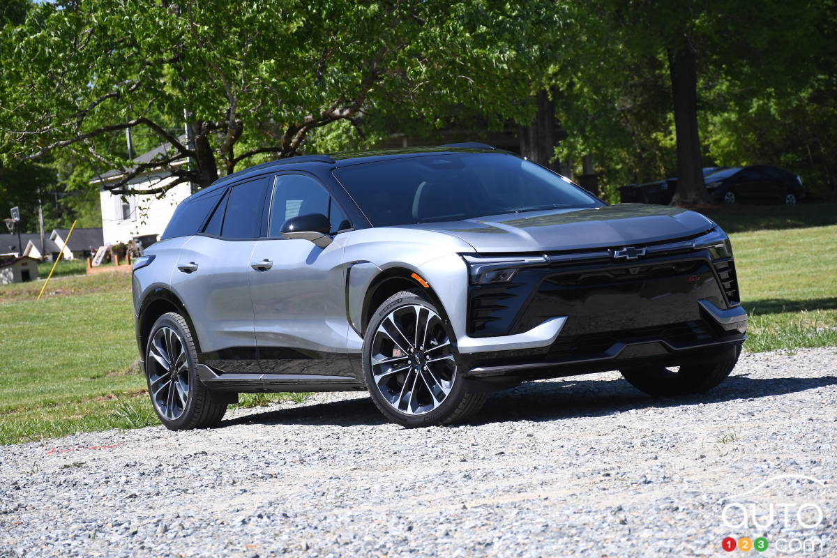 Chevrolet Blazer EV SS 2025, trois quarts avant