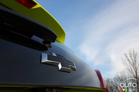 Chevy logo on the Bolt EV