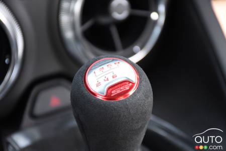 Manual shifter in the 2022 Chevrolet Camaro SS