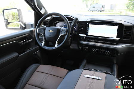 Interior of 2024 Chevrolet Silverado HD