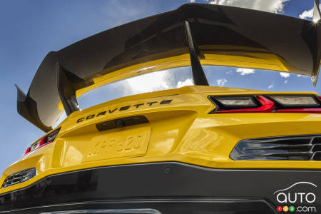 Écusson Corvette sur la Chevrolet Corvette ZR1 2025