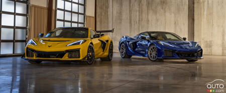 The 2025 Chevrolet Corvette ZR1, in coupe and convertible formats