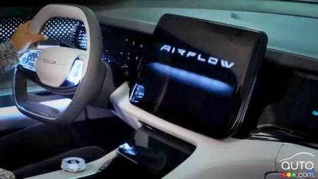 The Chrysler Airflow concept, interior