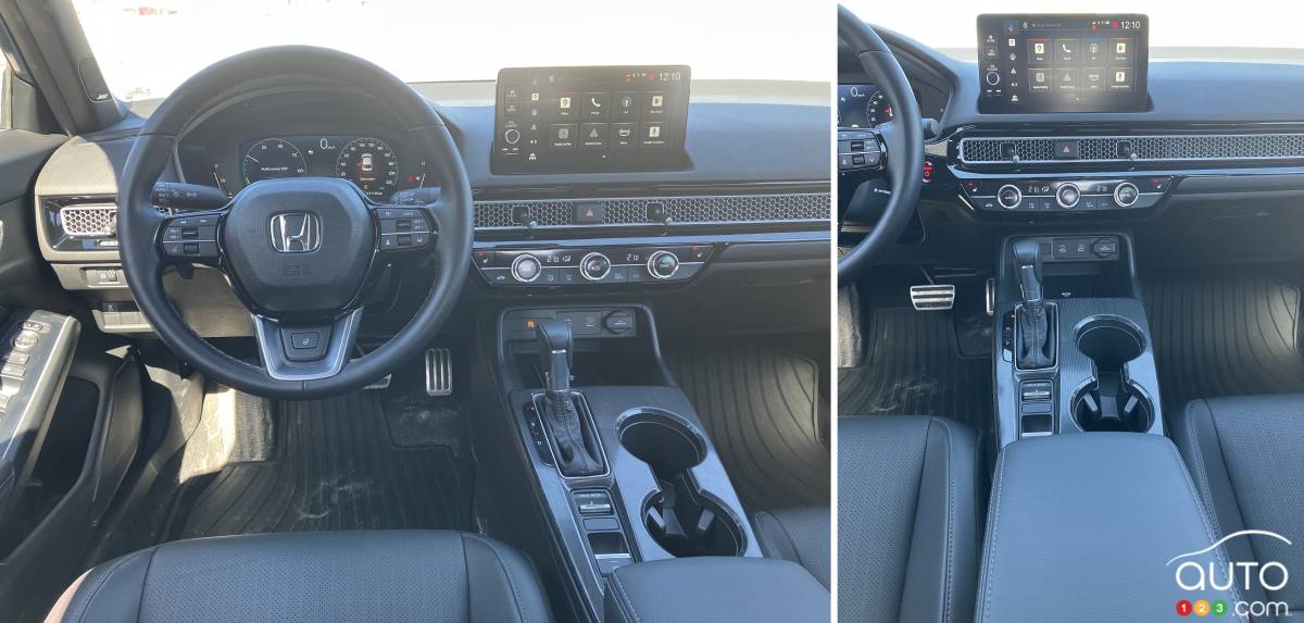 Honda Civic Sport Touring 2025, intérieur