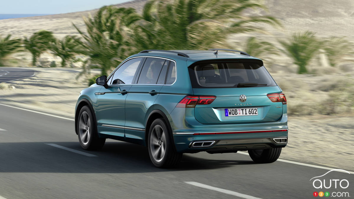 Volkswagen Tiguan 2022, trois quarts arrière