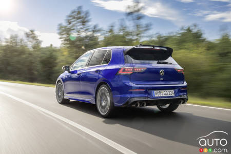 2025 Volkswagen Golf R, on the road