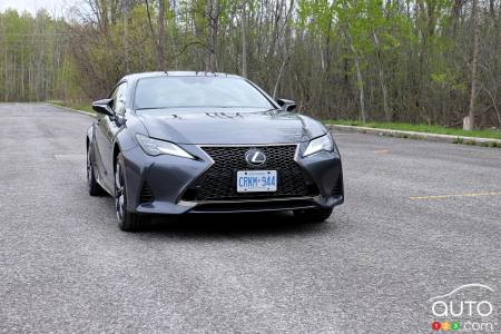 Lexus RC 350 2021, trois quarts avant