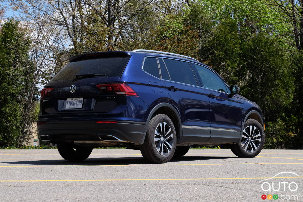 Volkswagen Tiguan 2021, trois quarts arrière