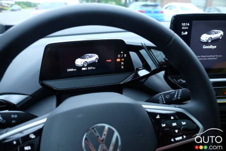 Volkswagen ID.4, dashboard display