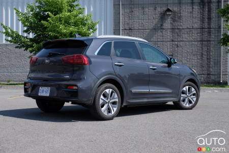 Kia Niro EV, three-quarters rear