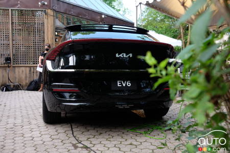 2022 Kia EV6, rear