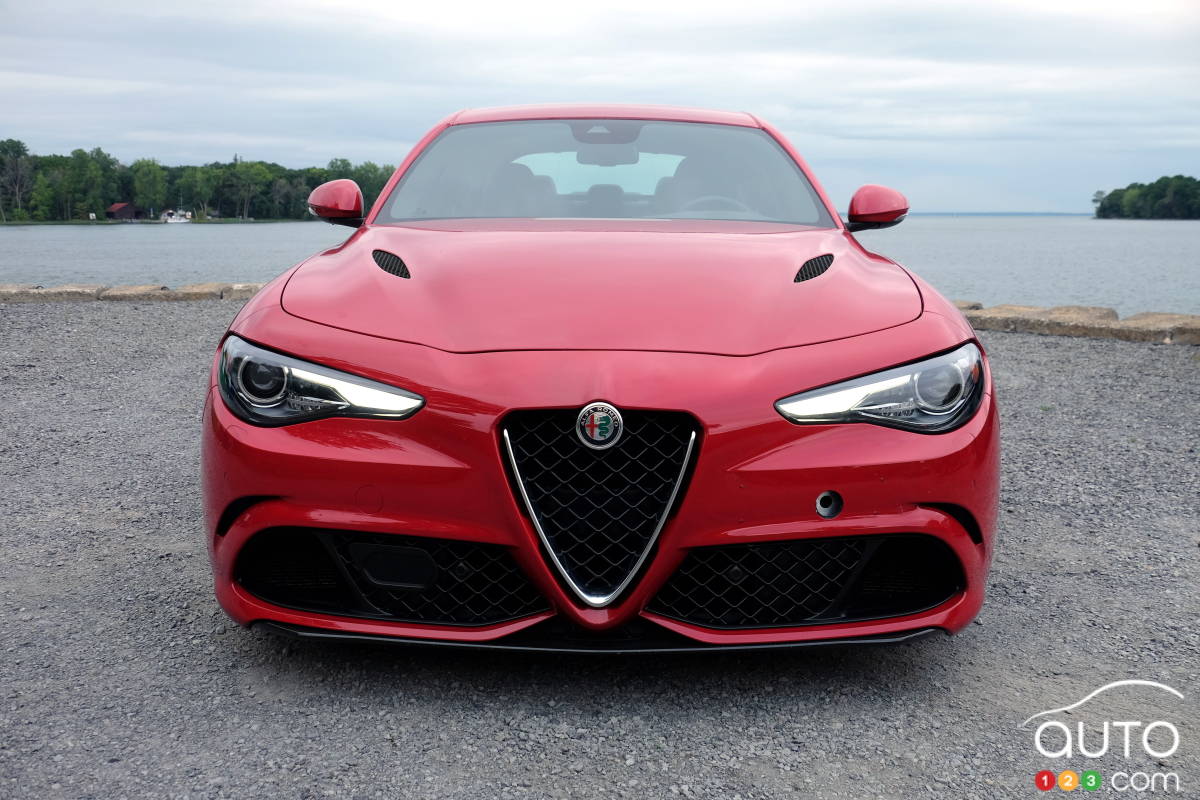 L'Alfa Romeo Giulia, avant