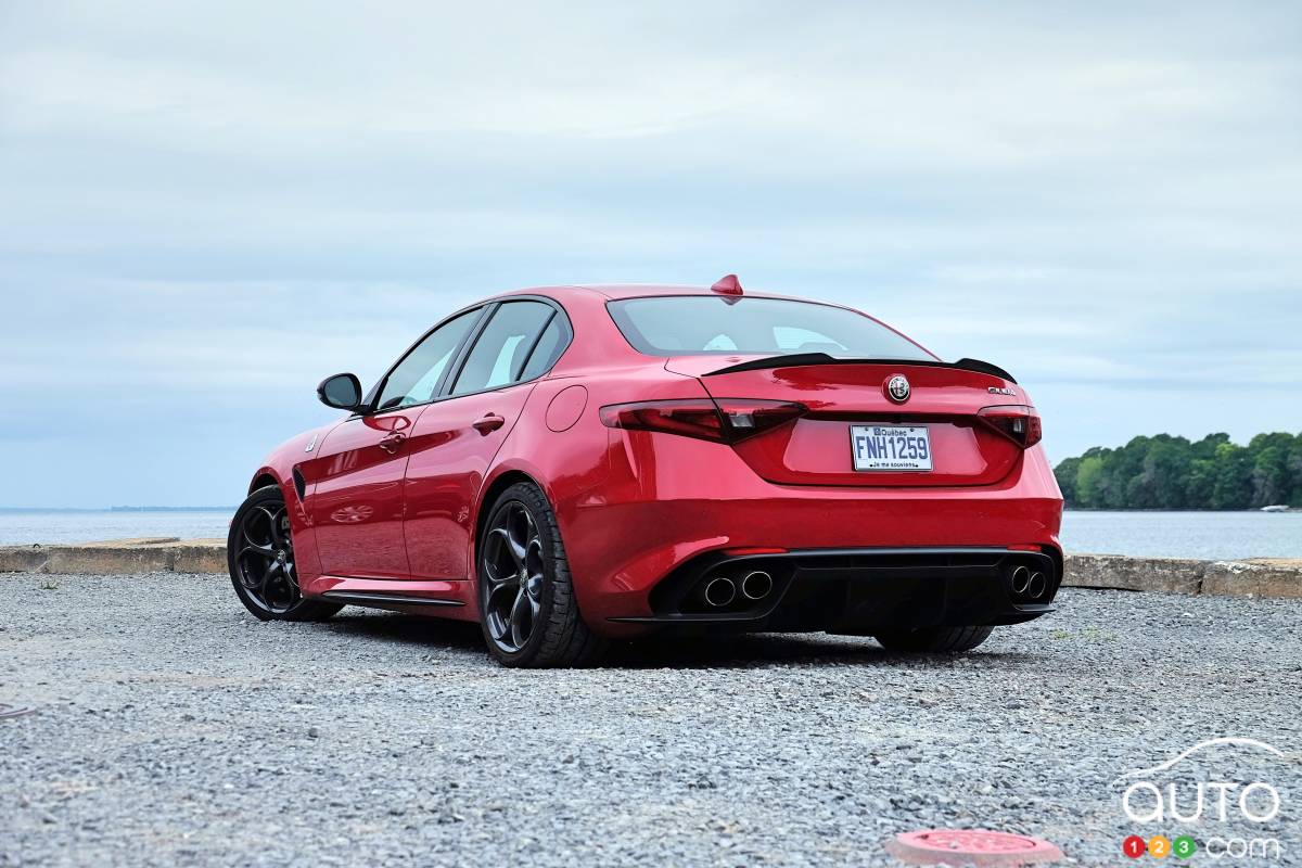 L'Alfa Romeo Giulia, arrière