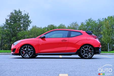 2022 Hyundai Veloster N, profile