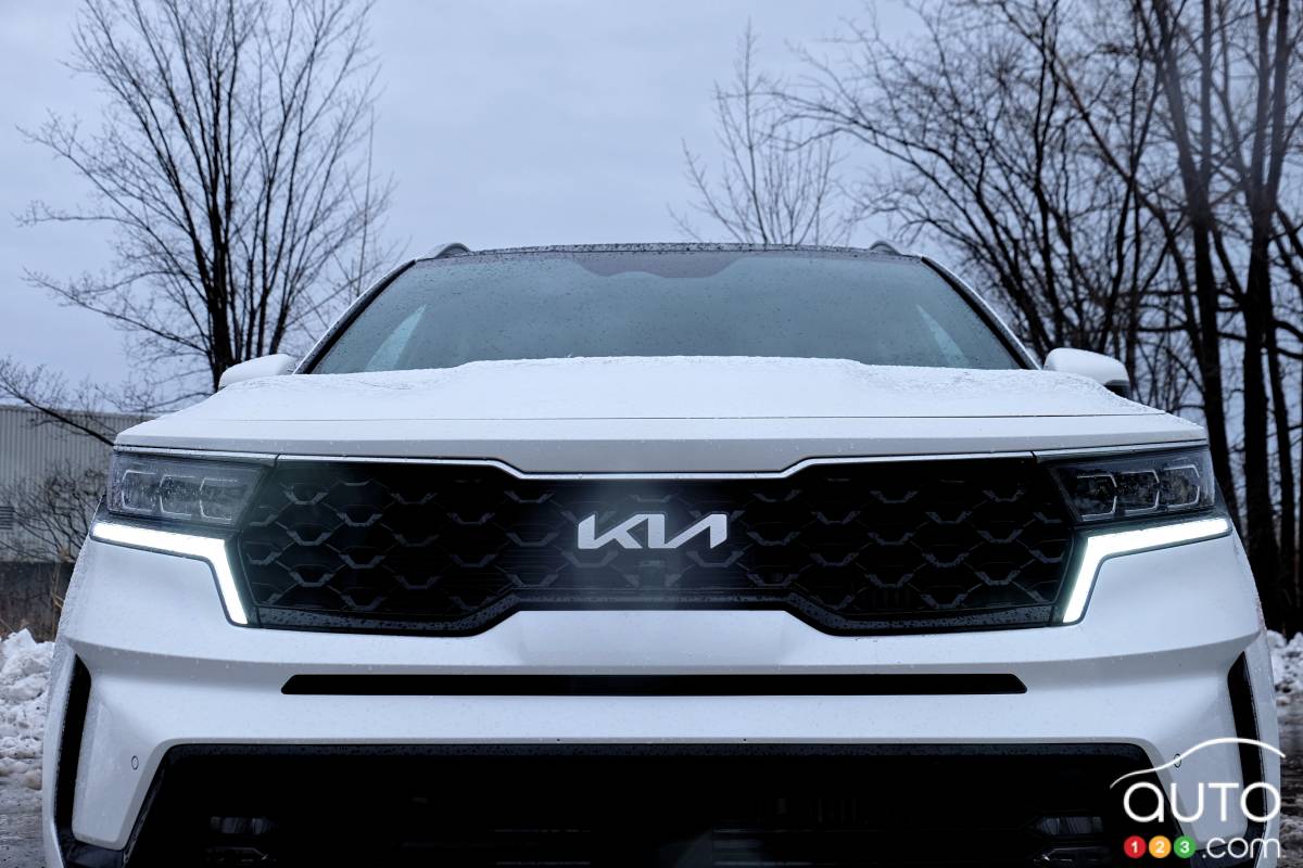 Kia Sorento PHEV 2022, calandre