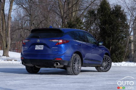 2022 Acura RDX A-Spec, three-quarters rear