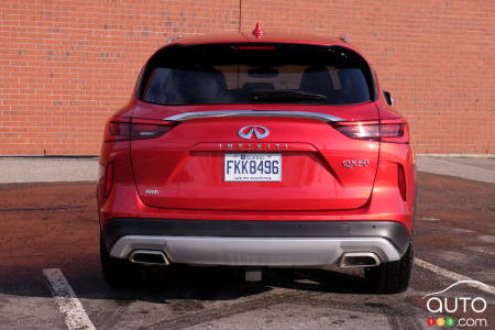 2020 Infiniti QX50, rear