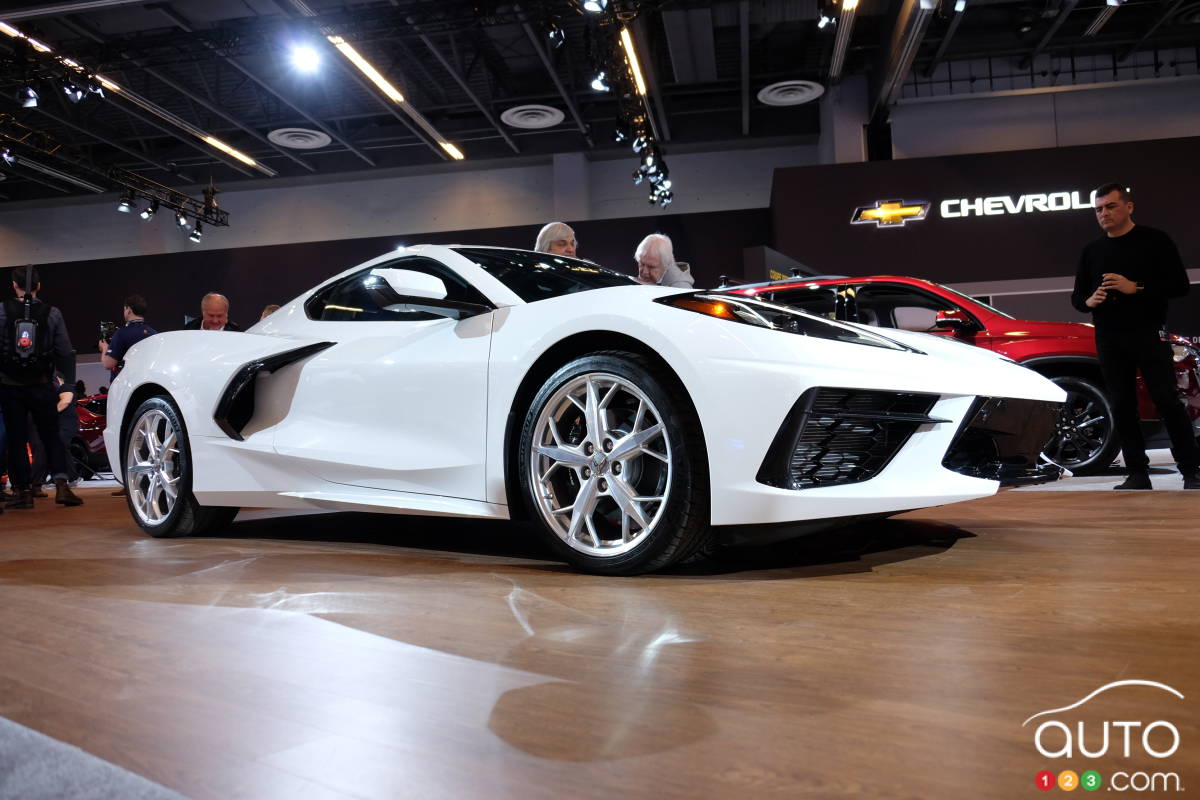 La Chevrolet Corvette 2020, au Salon de l'auto de Montréal