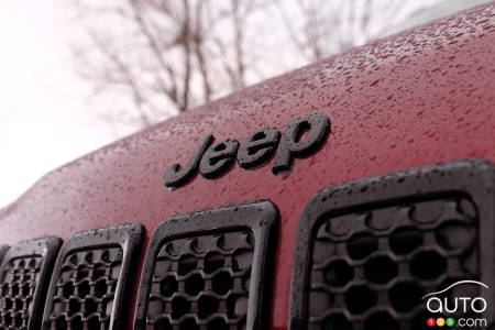 2020 Jeep Cherokee Altitude, front grille