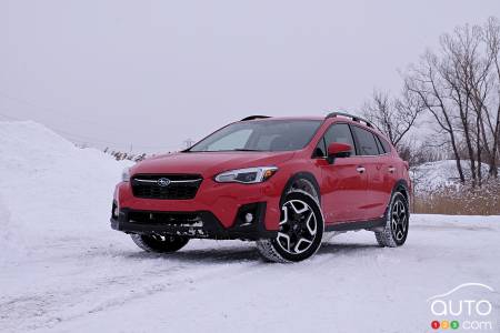 2020 Subaru Crosstrek, in the snow