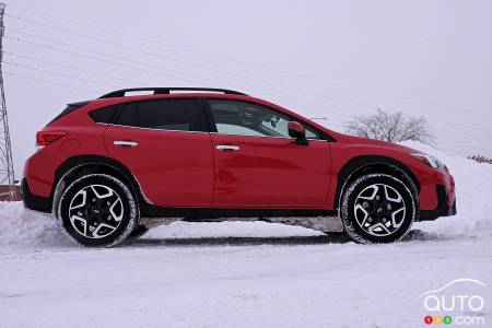 2020 Subaru Crosstrek, profile